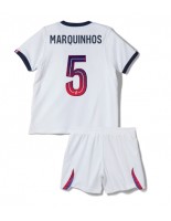 Paris Saint-Germain Marquinhos #5 Venkovní dres pro děti 2026-27 Krátký Rukáv (+ trenýrky)
